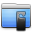 Aqua Stripped Folder Do Not Disturb Icon 32x32 png